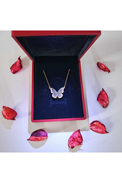 JUPİTER HOME ışıklı Kutuda Altın Renginde Çelik Kolye 14 Şubat Sevgililer Gün...