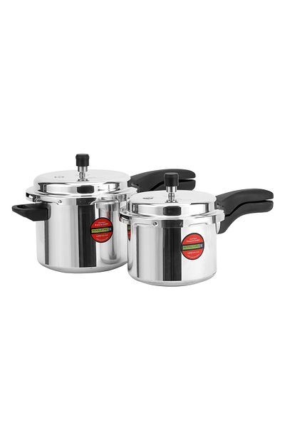 ROYALFORD 3.0 L & 5.0 L Combo Aluminum Pressure Cooker- RF11943