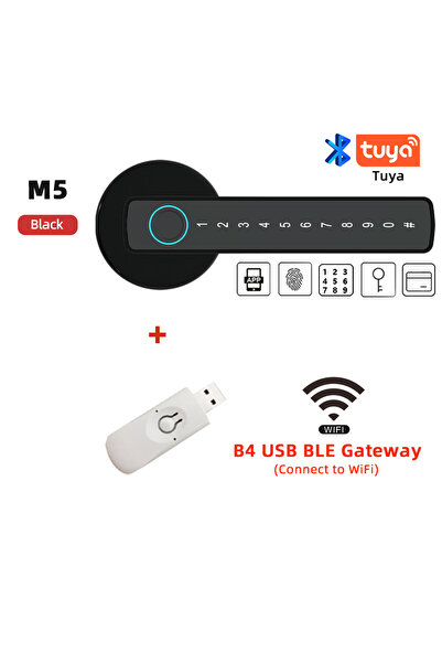 Choice1 RAYKUBE M5-B and Gateway RAYKUBE M5 Tuya BLE Fingerprint Door Lk Digi...