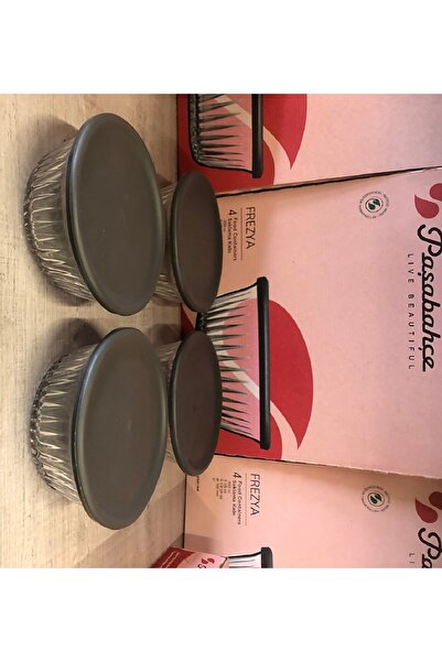 Paşabahçe Freesia Gray Covered 4-Piece Glass Bowl (Snack-Breakfast) 330 Cc