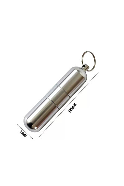 Choice 105X25mm Silver Aluminum Alloy Cigar Box Tobacco Accessory Mens Gift G...