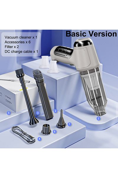 Choice Basic 2Filter Car Vacuum Cleaner Wireless Portable Vacuum Cleaner 95000PA Strong Suction Handheld Mi