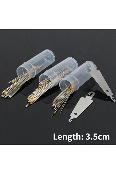 Choice3 رقم 26، 30 قطعة/علبة، إبرة خياطة بذيل ذهبي، رقم 22/24/26، إبر تطريز ق...