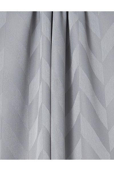 Kayra Gray Herringbone Patterned Shawl