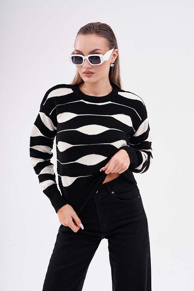 ŞİMAL Patterned Casual Knitwear Women's Knitted Sweater - 245146