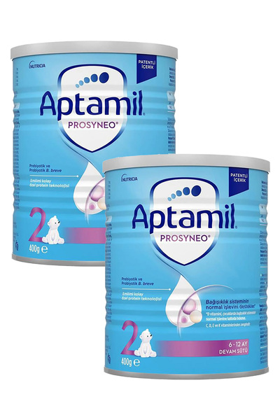 Aptamil 2 Devam Sütü Yeni Prosyneo 6-12 Ay 400 gr x 2 Adet