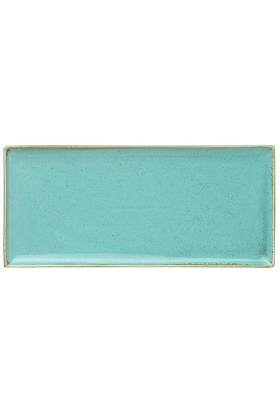 Porland Seasons Turquoise Baton Cake Plate 16X35 cm 04Alm 001592