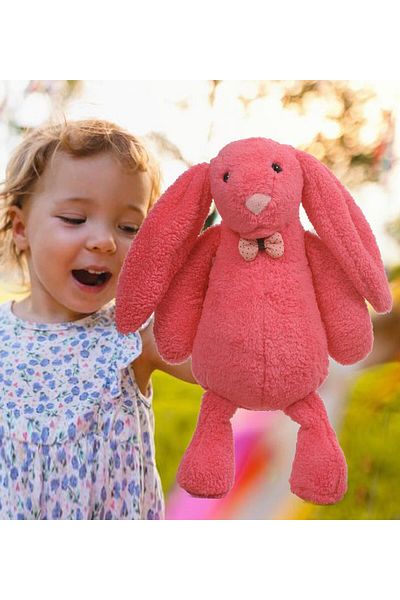 Sole 65 cm Long Ear Bunny with Bow Tie Plush Rabbit - My Sleeping Friend