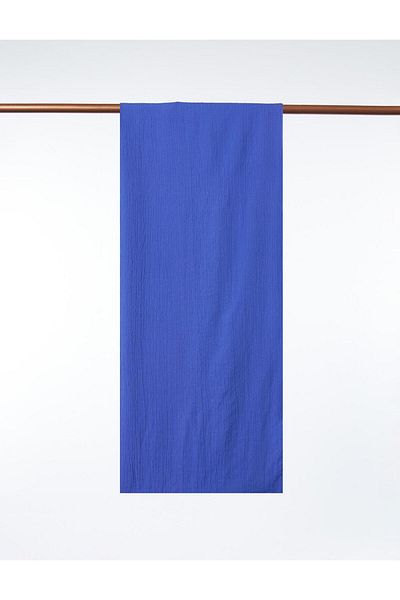 Kayra Şal texturat Mio albastru cobalt