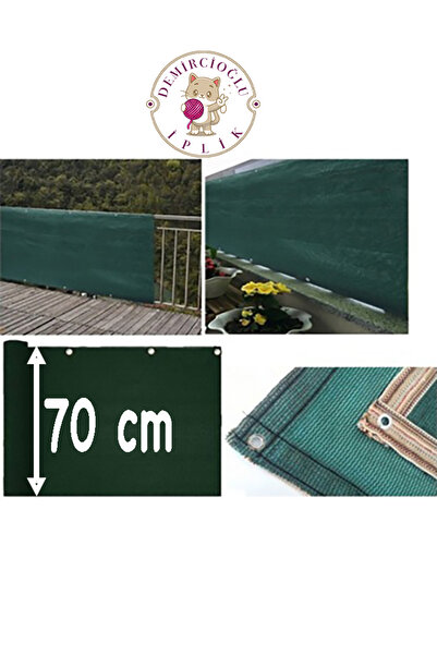 Demircioğlu İplik %95 Koyu Yeşil Gölgelik File Balkon-Çit-Yükseklik(Cm) Seçiniz- Genişlik(Mt) Sepete ekleme miktarı