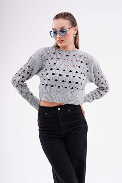 ŞİMAL File Трико Жіночий в'язаний светр 245141