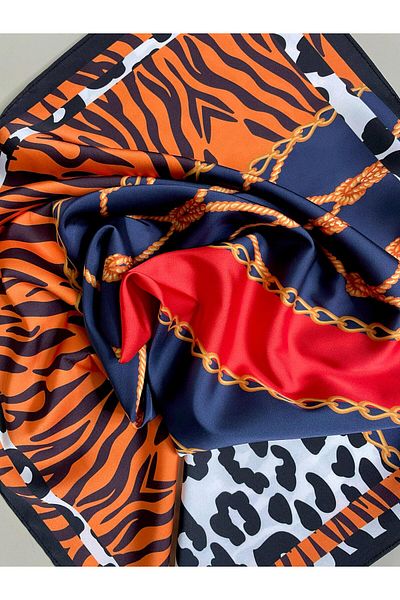 Bolder Scarf Animal Patterned Scarf 70*70 cm