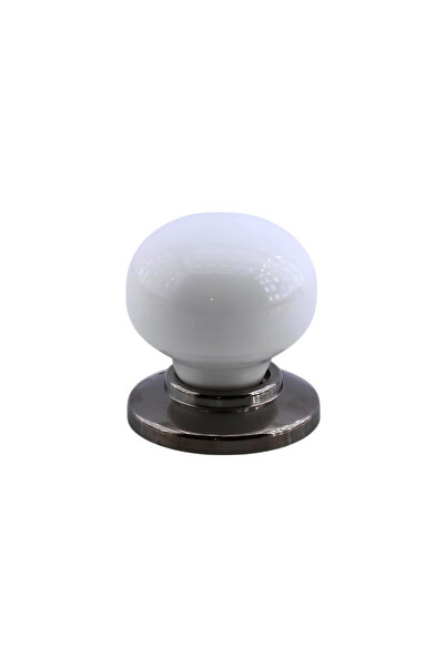 Badem10 Tere Porcelain Smoked White Button Έπιπλα Κουζίνας Συρτάρι Ντουλάπα Ντουλάπα Λαβή Λαβή