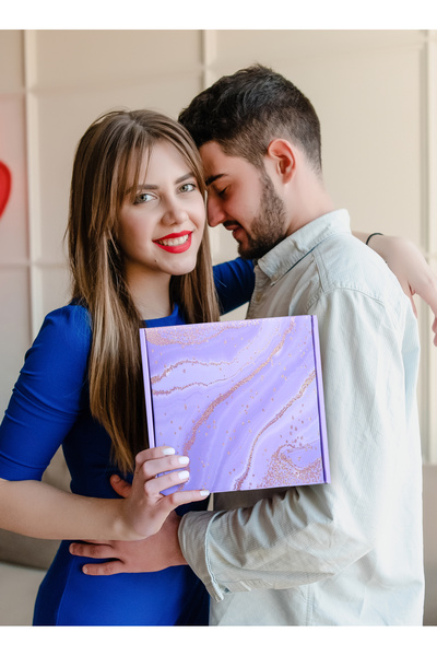 X SPRING Luxury Spa Gift Basket for Mom & Teacher - Purple Tumbler, Bath Salt (Anniversary Gift for Her)