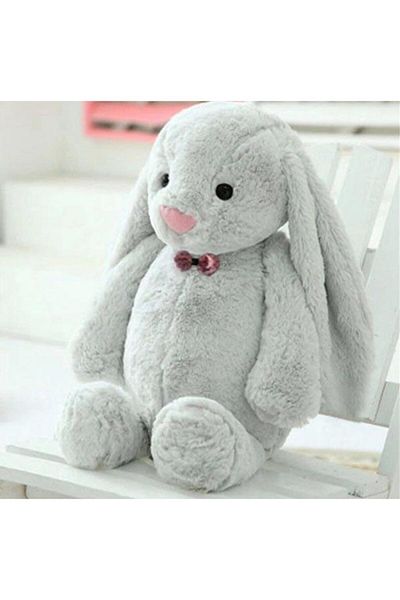 Sole My Sleeping Friend Long Ear Bunny with Bow Tie Plush Rabbit 65 Cm