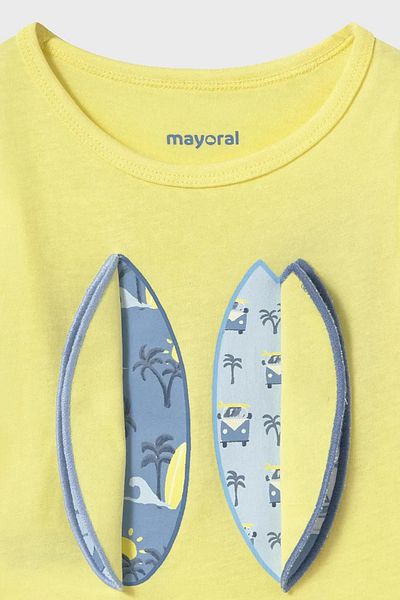 MAYORAL Унисекс детска блуза с жълт потник