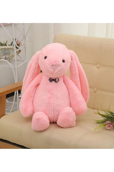 Sole My Sleeping Friend Long Ear Bunny with Bow Tie Plush Rabbit 65 Cm