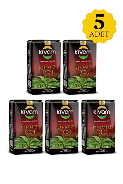 Kıvam Dökme Çay Kırmızı Dem 500 gr x 5 adet