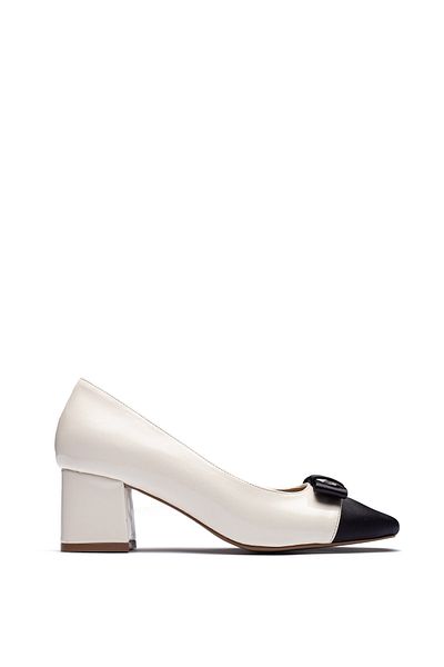 Dedos 915 Women's Bow Detailed Heeled Shoes