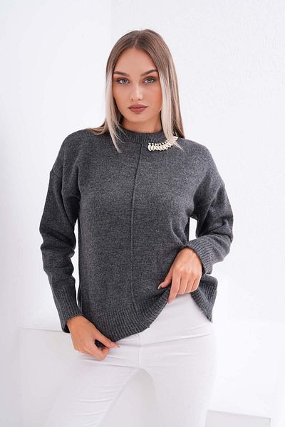 ŞİMAL Pulover de damă cu detalii scoici 245184
