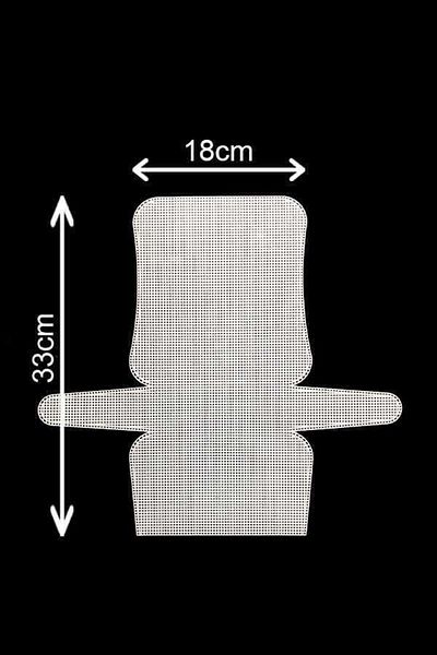 FOLD Geanta din plastic alb - Pânză 33x18