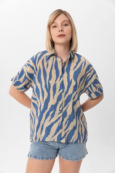 ŞİMAL Cămașă cu model pentru damă