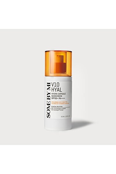 Some By Mi Korean V10 HYAL SPF50 Sunscreen Hydra Capsule With 10 Vitamins And HYALuronic Acid - 40Ml