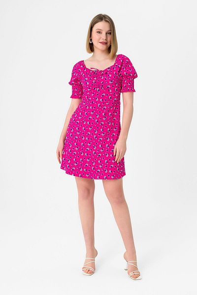 ŞİMAL Rochie de damă cu modele florale - 250035