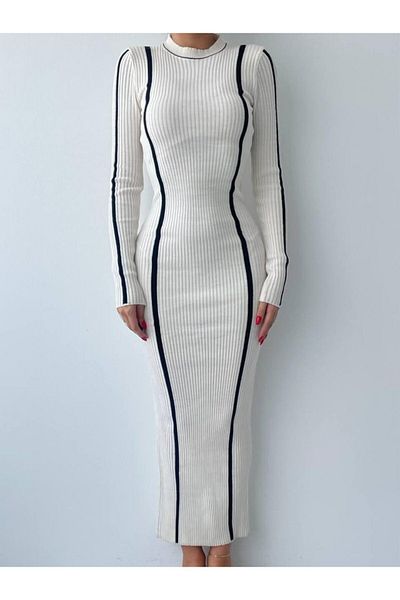 COTTONLAB Rochie tricotată cu panglică