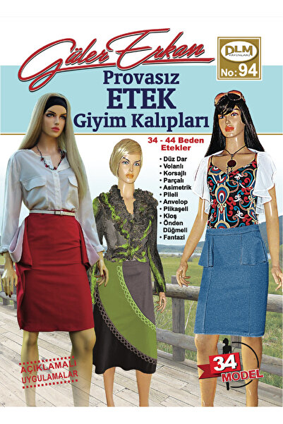 Genel Markalar Provasız Etek Giyim Kalıpları