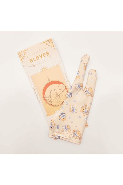 Choice Ginger Yellow S Cute Two-finger Glove for Ipad/Graphics Drawing Tablet HUION / WACOM/XP-PEN, Sweat-p