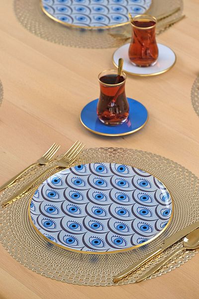 Glore Nazende 18 Piece Tea Service Set for 6 People