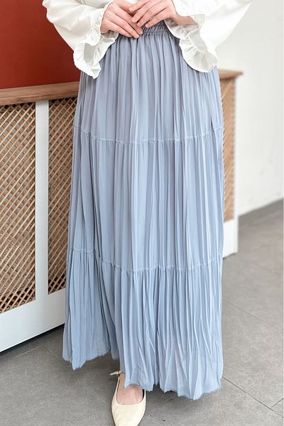 Gizce Nefel Turquoise Skirt
