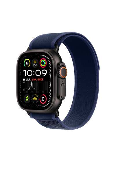 PSGT Apple watch uyumlu seri3/4/5/6/7/8/9/10/11 42-44-45-46-49 mm Mavi Trail ...
