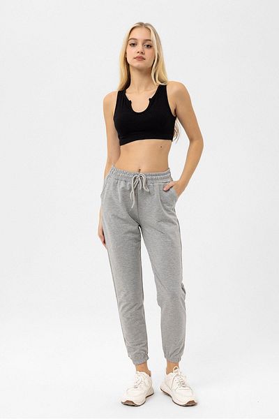 ŞİMAL Pantaloni de trening pentru femei singure cu talie de cauciuc - 245025
