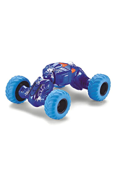 Toyaş Pull Drop Acrobatic Car Bidirectional Pull Drop Plug Car Toy Car Blue