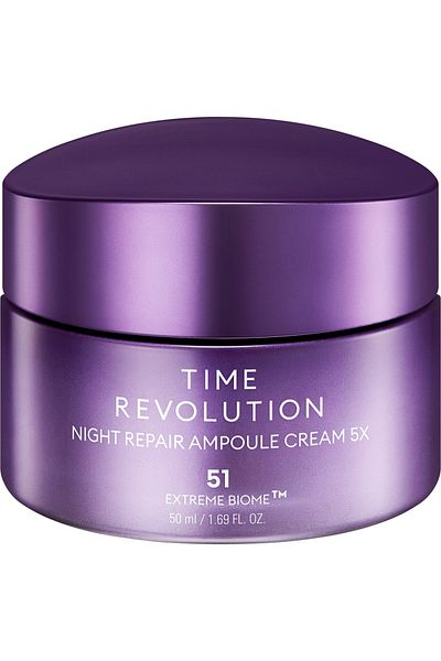 Missha Korean Time Revolution Night Repair Ampoule Cream 5X , Triple Fermented Face Cream - 50ml