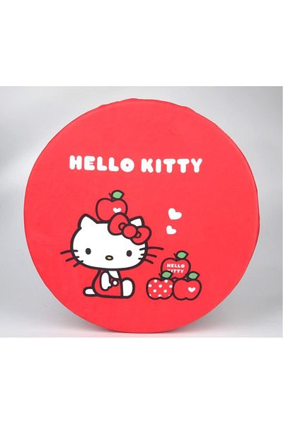 Miniso Hello Kitty Licensed Apple Collection Round Pillow - Chair Cushion