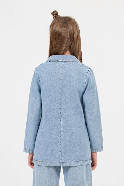 Magu 9-10 Years Girl's Blazer Denim Jacket