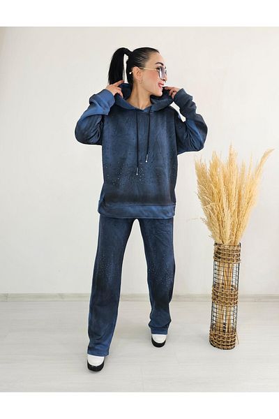 6 butik altı üstü butik Σετ αθλητικής φόρμας με 3 νήματα χωρίς ράχη με κουκούλα με κουκούλα