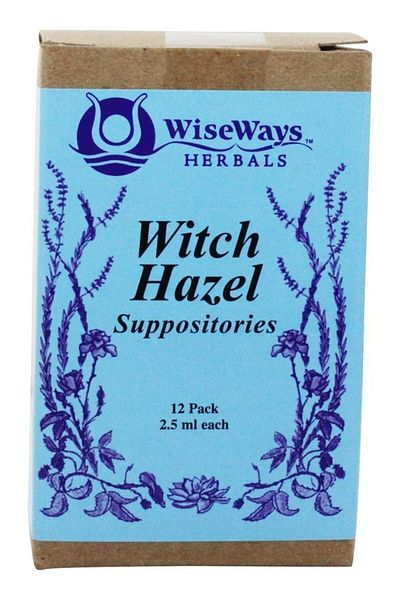 Wise Ways Herbals WiseWays Herbals Witch Hazel Suppositories 12 Count