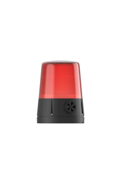 Ø110 Döner Lamba BA15S 10W Filamanlı Ampul Kırmızı 24VDC MS 895.