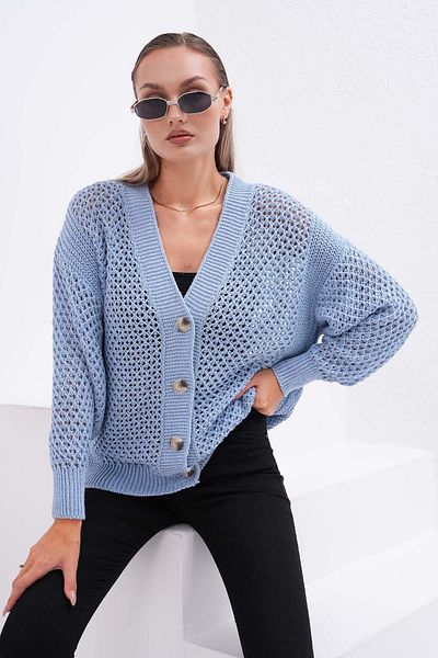 ŞİMAL Cardigan lung tricotat pentru femei 250390   -