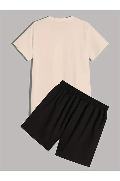 PENTHİLUS Set de trening casual cu imprimeu de nucă de cocos