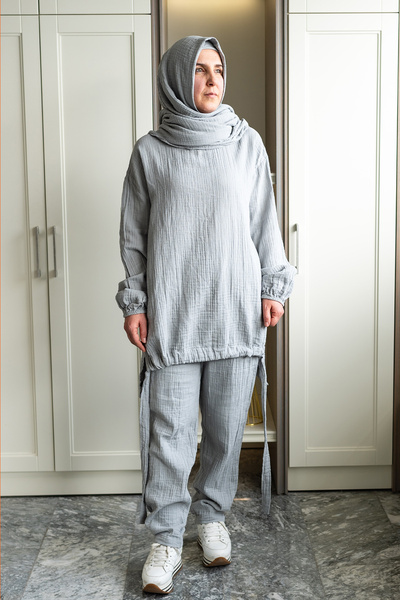 Zeliha Baysan Ravi Muslin Women's Tunic Hajj & Umrah Suit