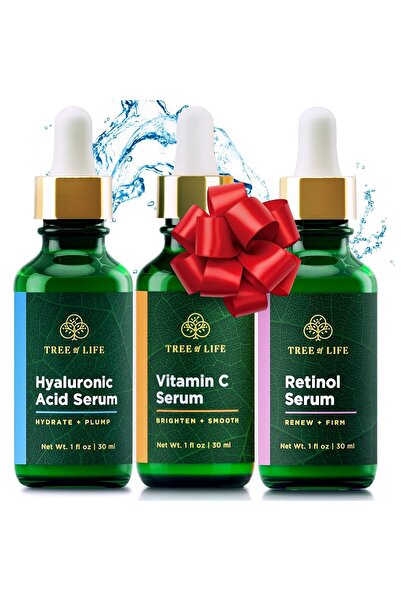 Tree of Life Beauty مجموعة العناية بالبشرة الوجهية - تفتيح البشرة، شدها، ترطي...