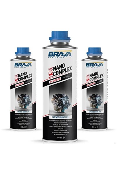 Brava A980 NANO COMPLEX ÖZEL MOTOR YAĞI KATKISI 300 ML x 3