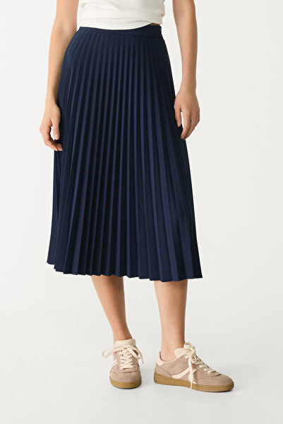 Stradivarius Pleated midi skirt