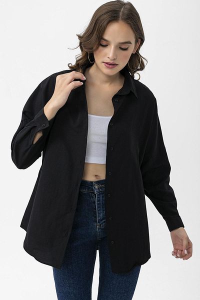ŞİMAL Cămașă oversize Poplik pentru femei 250239   -