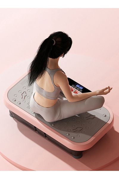ETG Vibration Plate Fitness Platform Exercise Machine Vibrating Shaking Full Body